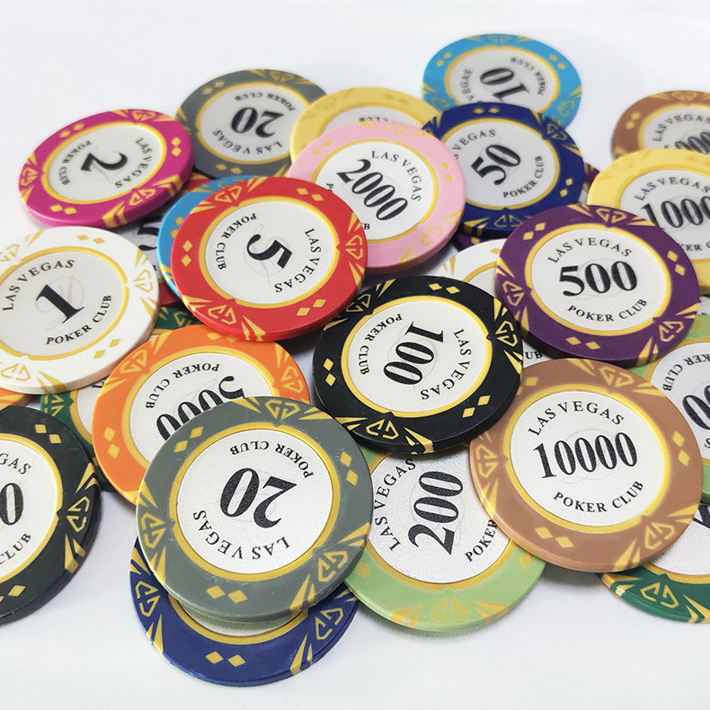 Wholesale High Quality Custom Metal Plastic Clay Monte Carlo Casino Poker Chip Coins