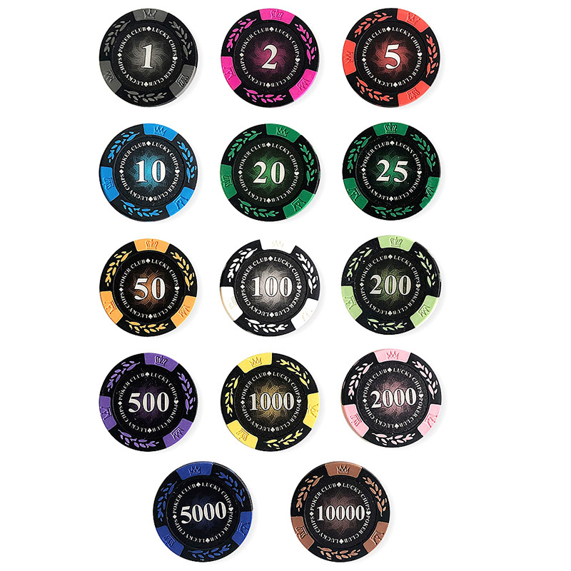 200 PCS 14 Gram Clay Poker Chips Set for Texas Hold'em, Blank Chips Numbered Chips, Aluminum Case Poker Chip Sets.