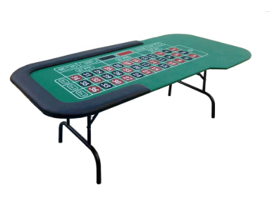 Poker Deluxe Casino Grade Heavy Duty Professional Poker Table with Roulette Wheel for Poker Game