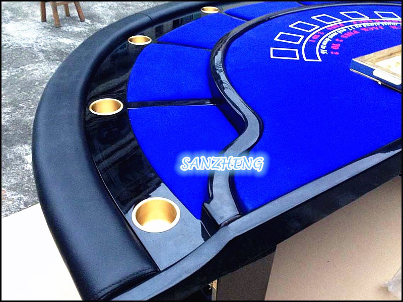 High Quality Good-looking Luxurious Blackjack Poker Table Texas Hold'em Poker Casino Table