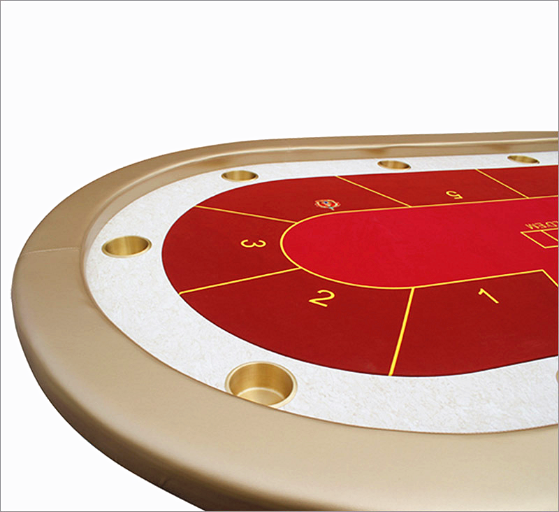 Customized Deluxe Gambling Table Good Quality Good Touch Feeling Poker Table for Board Game