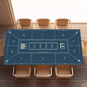 Poker Table Mat Professional Casino Texas Felt Layout Rectangular 2.4m 1.8m  For Gambling Game