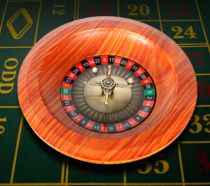 12inch  Casino Solid Wooden Roulette Wheel Gambling Deluxe Roulette Wheel