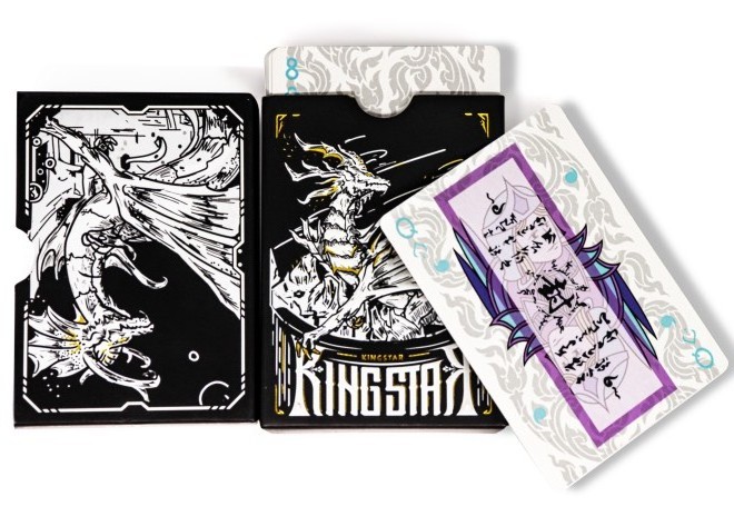 Customized Black Cool Dragon Pattern for Poker Game Cards Casino poker