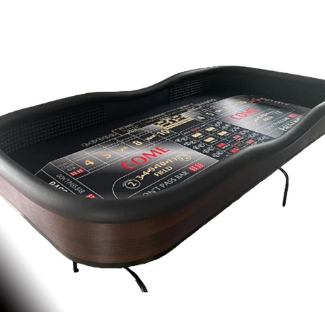 96in custom poker table high quality factory  Craps Table with folding leg