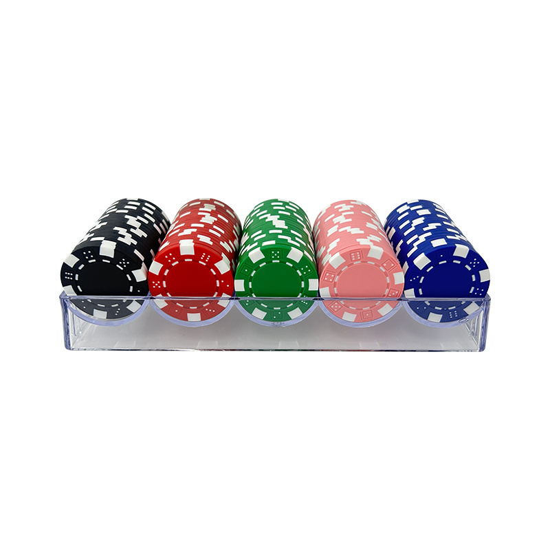 High quality transparent PMMA poker chip trays factory plastic chip tray whosale poker chip trays