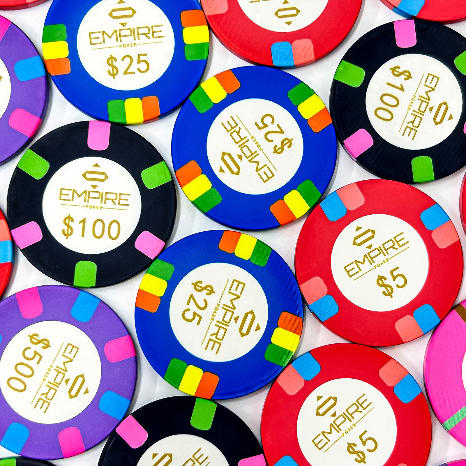 Ceramic Poker Chips Custom Casino Game Gambling Accessories Poker Chips Set