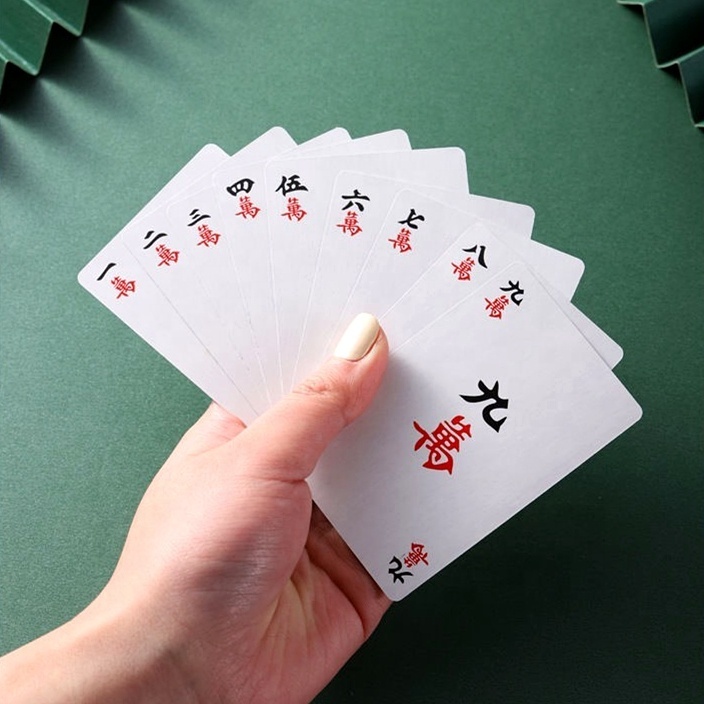 Wholesale Cheap Mahjong Poker Cards for Interesting Playing Mahjong Games Available Anytime Anywhere