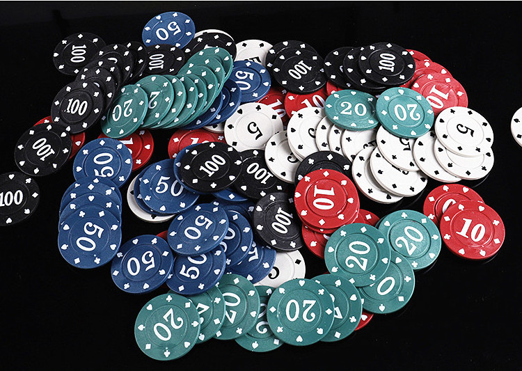 10g 14g 39mm 500 poker chip set and ceramic  set and plastic poker chips  Custom Number Coin Poker Chips