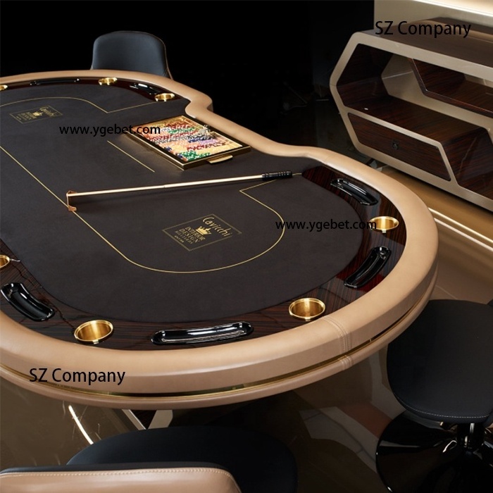 New Design Casino Games Texas Poker Table Leather Custom Accessories Set Fire Oem Box Wooden Cups Packaging Balance Combo Cloth