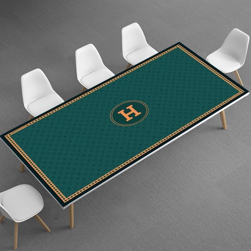 Professional Casino Poker Table Mat Texas Felt Layout Rectangular 2.4m 1.8m  For Gambling Game