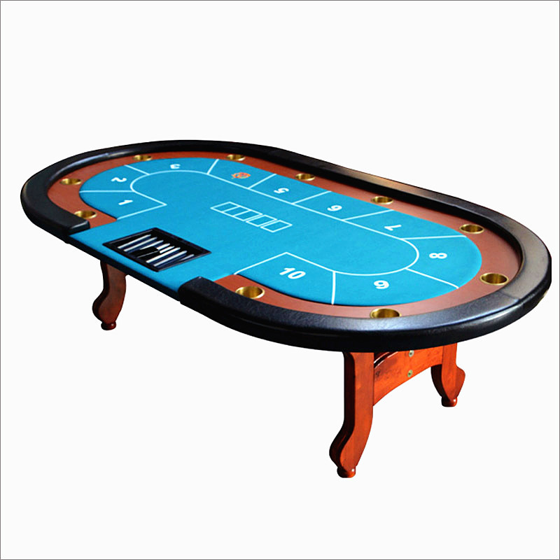 Customized Deluxe Gambling Table Good Quality Good Touch Feeling Poker Table for Board Game