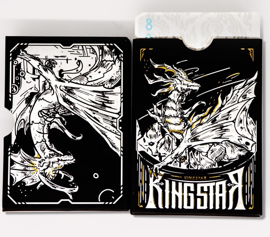 Customized Black Cool Dragon Pattern for Poker Game Cards Casino poker