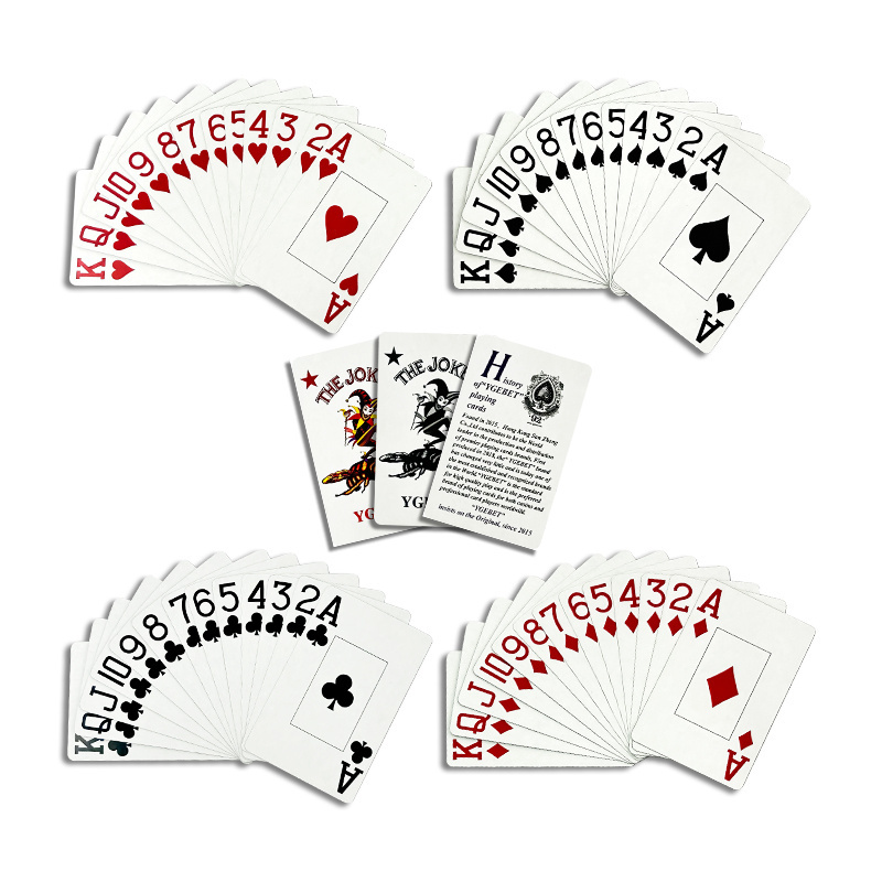 Gold Crown Brand Quality Paper Standard Poker Playing Cards