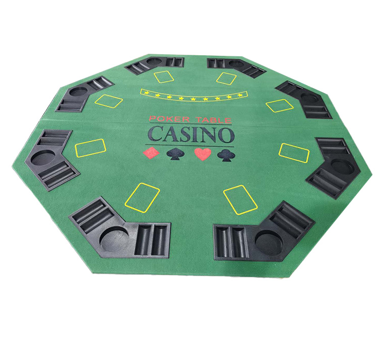 48 inch Octagonal Customized Poker Table Convenient Cheap Custom 8 Seat Poker Table Foldable for Sale