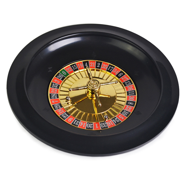 12inch  Casino Solid Wooden Roulette Wheel Gambling Deluxe Roulette Wheel