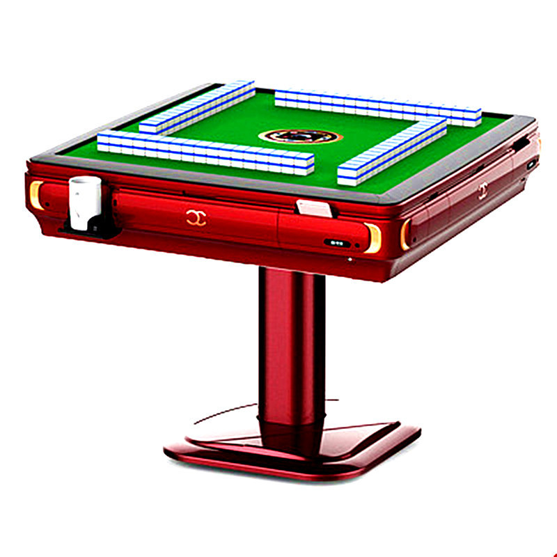 Family Entertainment Automatic Mahjong Table Folding Automatic Mahjong Tables Machine with USB and Table Cover