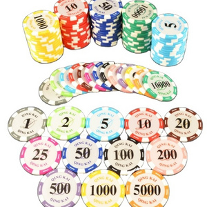 Custom Poker Chips Wholesale Casino poker Chips Custom Printed Logo Clay Chips