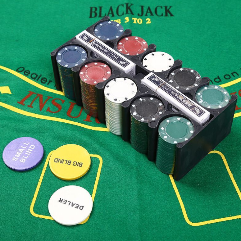 Wholesale Custom Poker Chips Blackjack Gambling Texas Poker Chip Products with Case