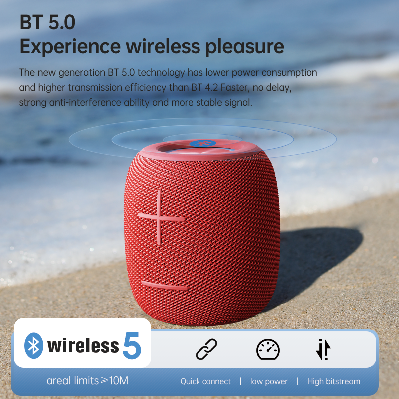 Sanag M11 IPX7 Waterproof TF Card BT5.0 Wireless Audio Outdoor Portable Bluetooth Speaker