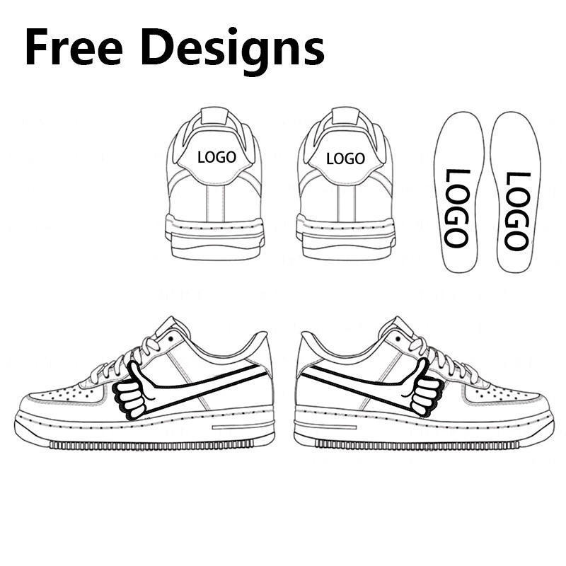 OEM/ODM Personal Designs Shoes Manufacturer Customized Genuine Leather Low D Unisex unk s Sneakers Men Shoe Custom Brand