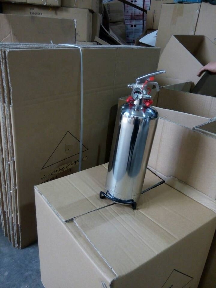 1kg 40% ABC Powder Stainless Steel Fire Extinguisher