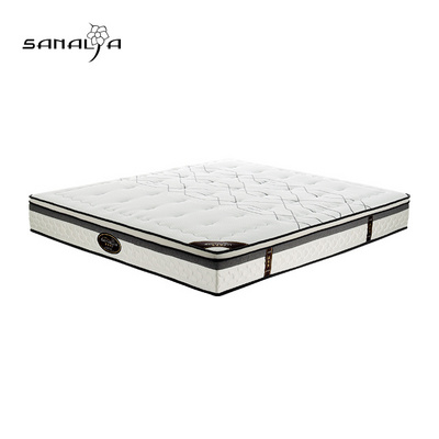 King Size Gel Memory Foam 3 Zone Pocket Coil Spring Hotel Mattress OEM Customized Comfortable Mattress