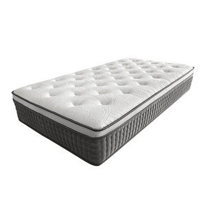 2023 Super Soft Memory Foam Plush Pocket Spring Tencel fabric Vacuum Compressed Mattress