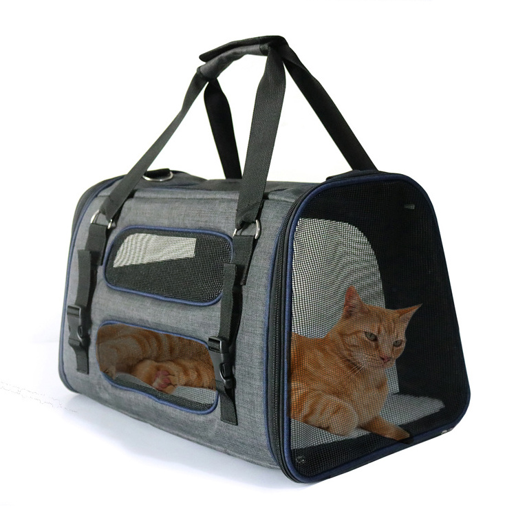 Sanan Portable Pet Carrier for Cats and Dogs Branded Pet Travel Carrier Bag