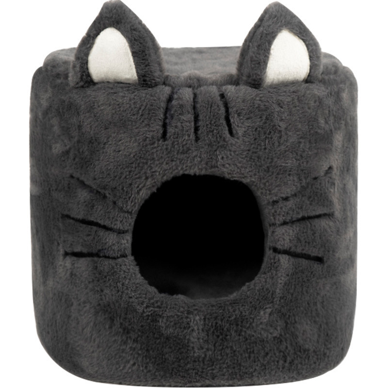 Enclosed cat sleeping bag kennel removable and washable cat cage