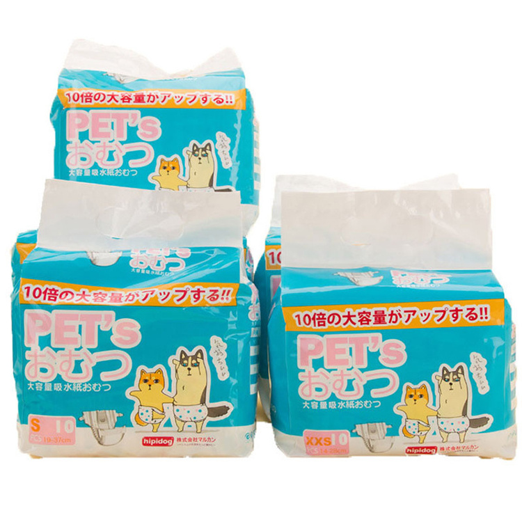 Manufacturer Wholesale Disposable Pet Diaper Supply Super Absorbent Soft Disposable Female And Male Dog Diapers