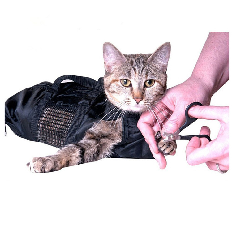 Best Selling Products Pet Cat Cleaning Grooming Bag Mesh Cat Restraint Bath Washing Bag Grooming Tools Swimming Pool & Bathtub