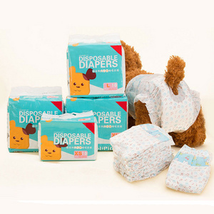 Wholesale Disposable Pet Diaper Supply Super Absorbent Soft Disposable Female And Male Dog Diapers