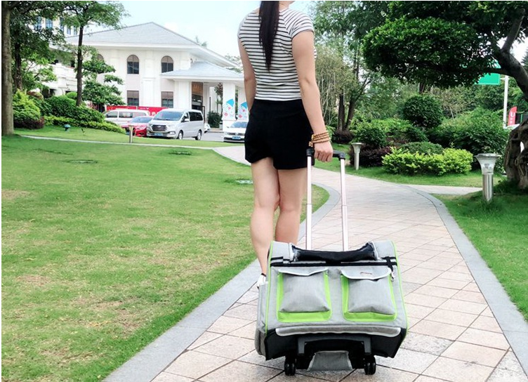 Pet Rolling Carrier Backpack Wheel Around 4-in-1 Pet Travel Carrier Airline Approved Dog Carrier Trolley Luggage Bags Pet Bag