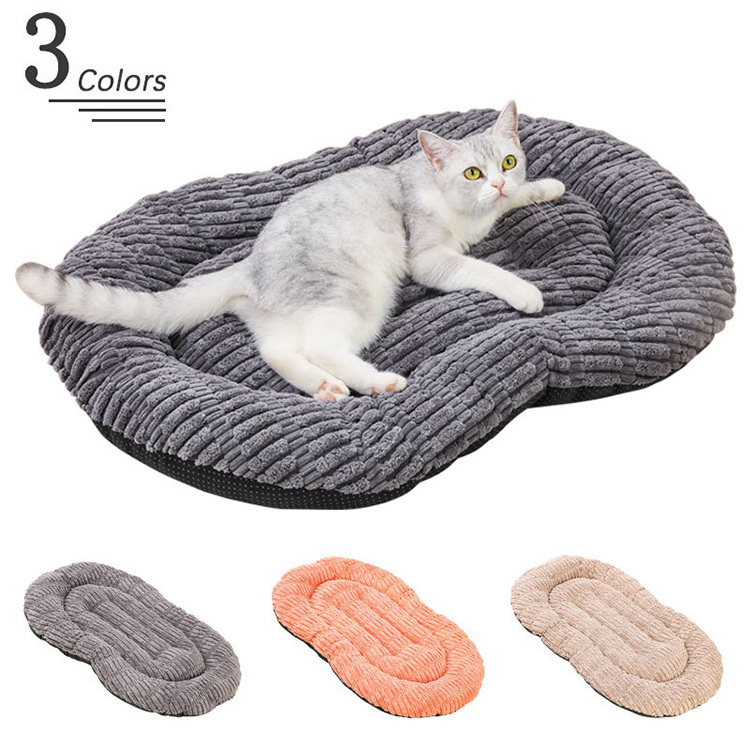 Pet Kennel Pad Flat Puppy Mattress Cat Kitten Cushion Cozy Sleeping Anti-Slip Dog Crate Pad Dog Bed Mat