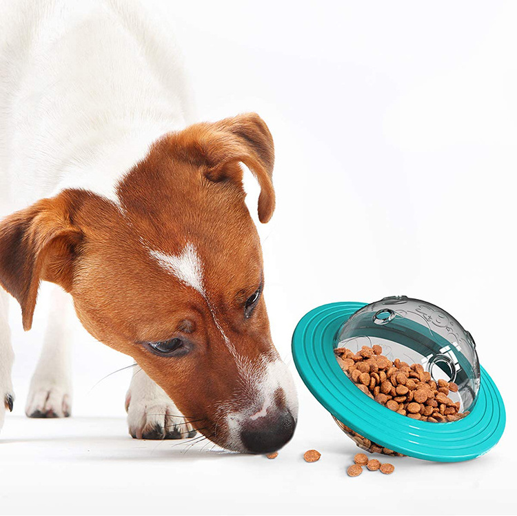 Multifunctional Rolling pet Food Feeder, Flying Saucer Educational Toys, wear-Resistant Dog Supplies