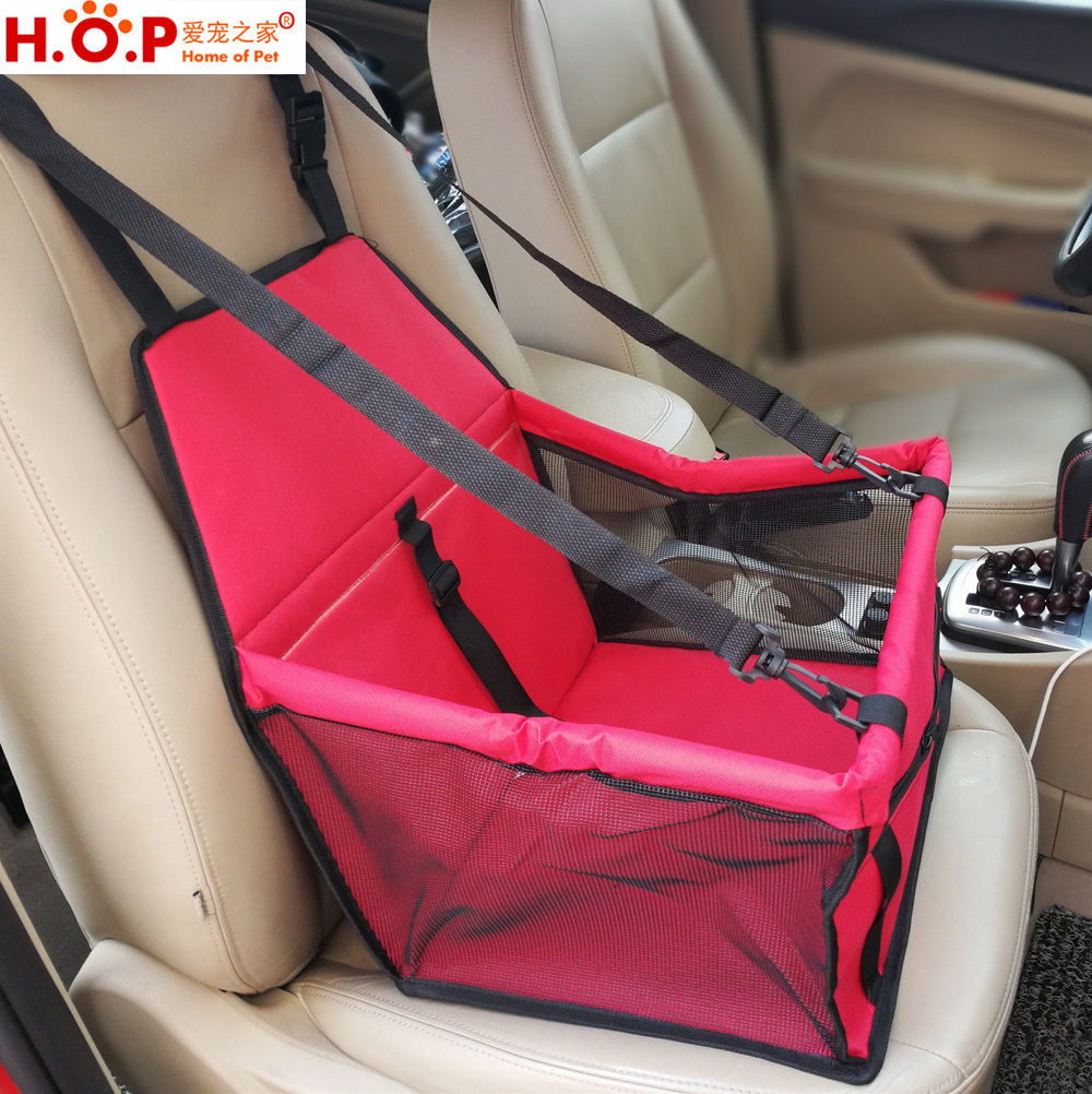 Small Dog Pet Items Carrier Bags Car Booster Seat for Dog Folding Waterproof Cat Puppy Pet Car Seat Carrier Travel Carrier Bag