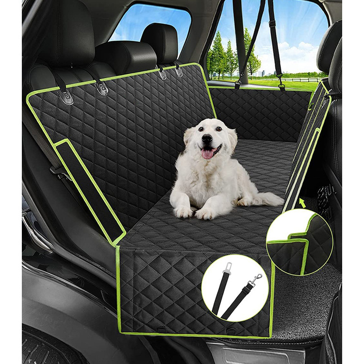 Sanan New design Waterproof dog Cars Trucks SUV Cushion Mat Pad Pet Car backseat Cover With Mesh Window