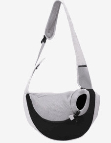 Mesh Adjustable Cross Body Portable Pet Puppy Sling Carrier Travel Small Medium Dog Cat Rabbit Dog Sling Carrier Bag