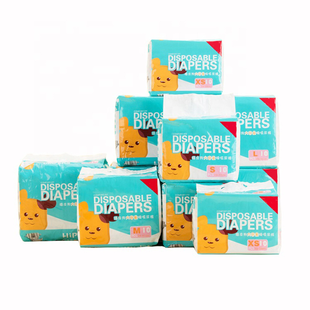 Wholesale Disposable Pet Diaper Supply Super Absorbent Soft Disposable Female And Male Dog Diapers