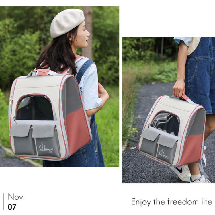 Small Medium Cat Puppy Dog Space Capsule Pet Carrier for Travel Hiking Walking Pet Carrier Backpack