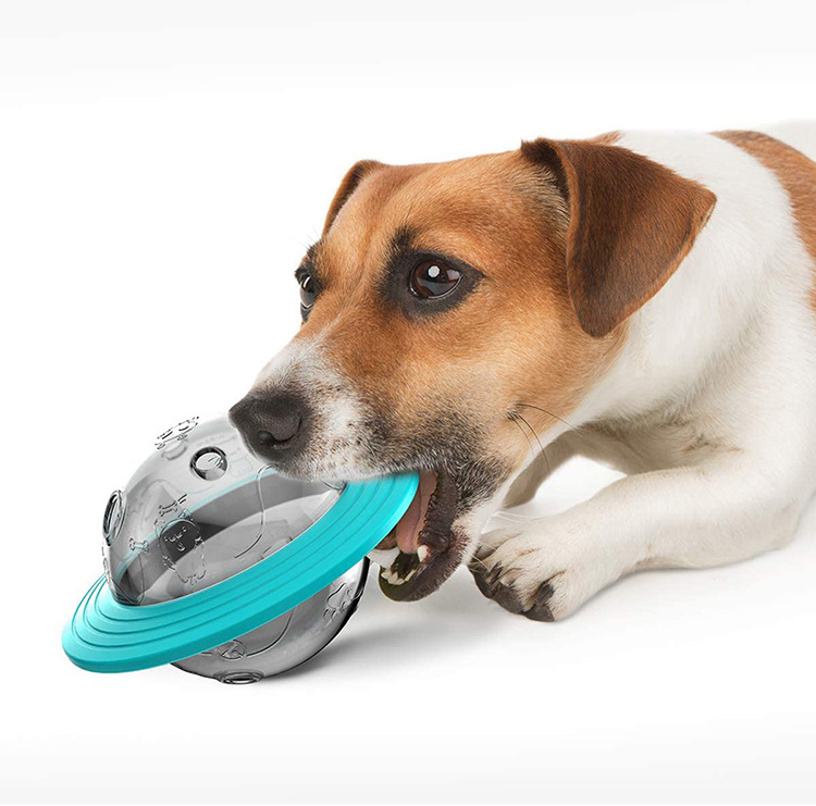 Multifunctional Rolling pet Food Feeder, Flying Saucer Educational Toys, wear-Resistant Dog Supplies