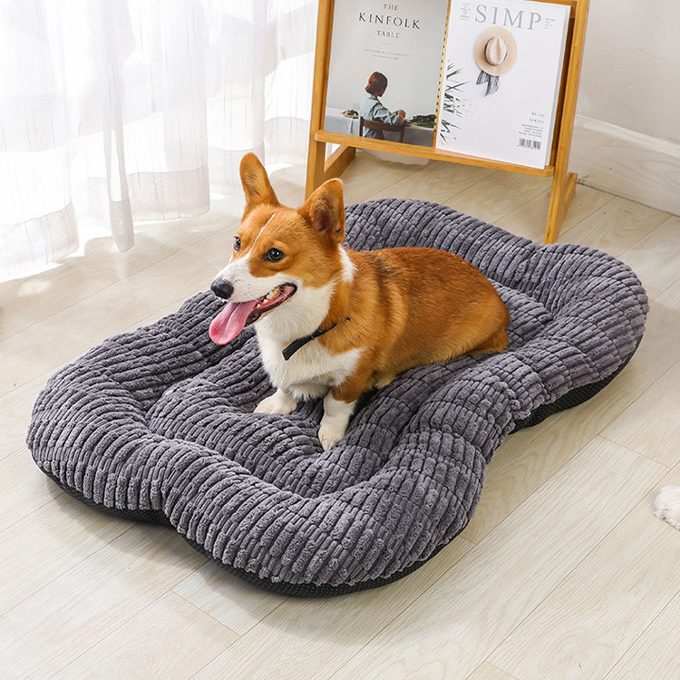 Pet Kennel Pad Flat Puppy Mattress Cat Kitten Cushion Cozy Sleeping Anti-Slip Dog Crate Pad Dog Bed Mat