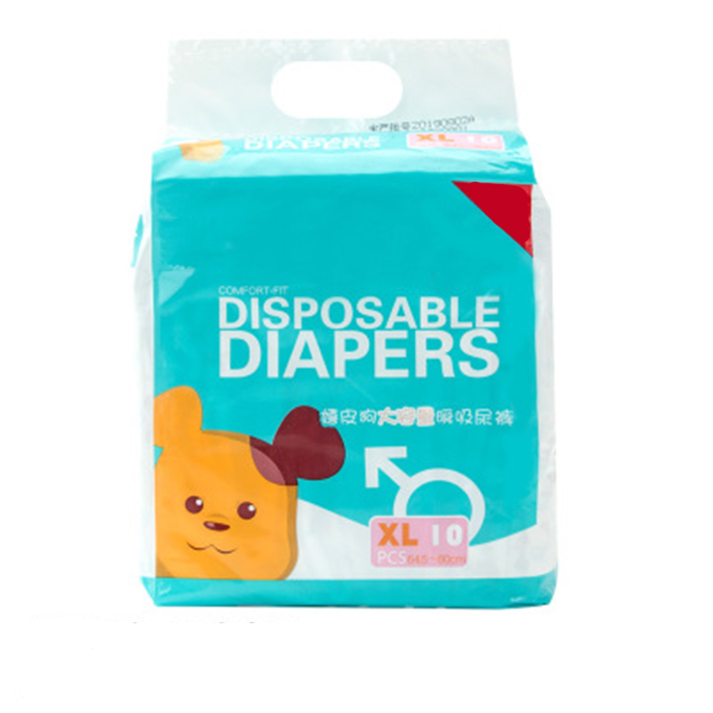 Wholesale Disposable Pet Diaper Supply Super Absorbent Soft Disposable Female And Male Dog Diapers