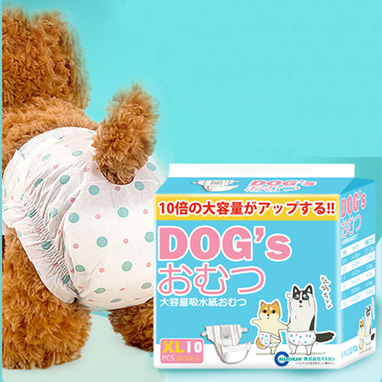 Manufacturer Wholesale Disposable Pet Diaper Supply Super Absorbent Soft Disposable Female And Male Dog Diapers