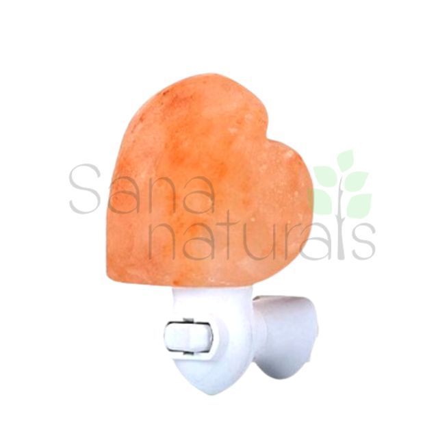 Heart Shape Himalayan Salt Night Lights  warm glow soothing night lights air purifier 100% naturals