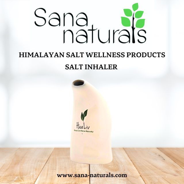 Himalayan Salt Inhaler with Salt Granules / Himalayan Salt Pipe