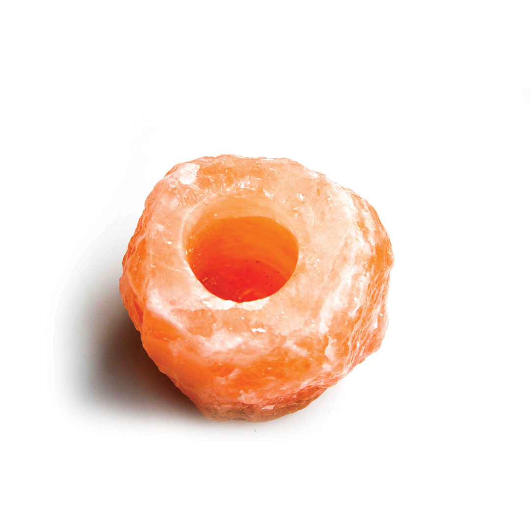 Natural Himalayan Rock Salt Scented Tea Light Candle Holder