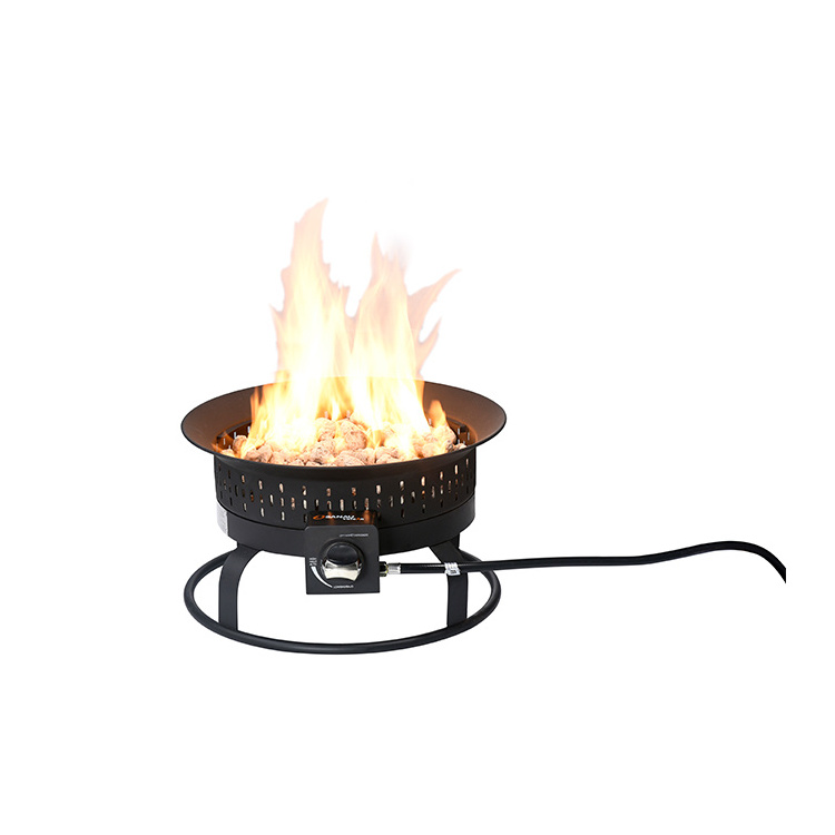 portable propane camping outdoor patio garden smokeless gas fire pit