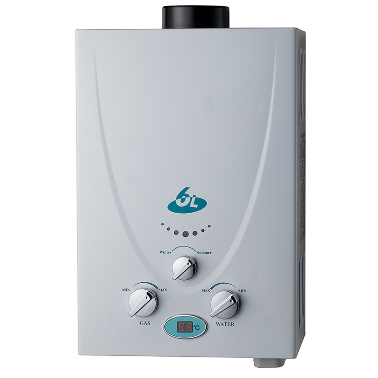 6L new design quick instant natural  gas water heater